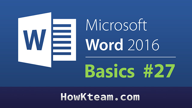Shape - Hình vẽ trong Microsoft Word | How Kteam